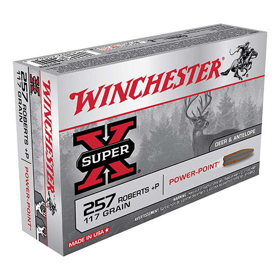 WIN SUPER-X 257ROB 117GR POWER POINT 20/10 - Ammunition